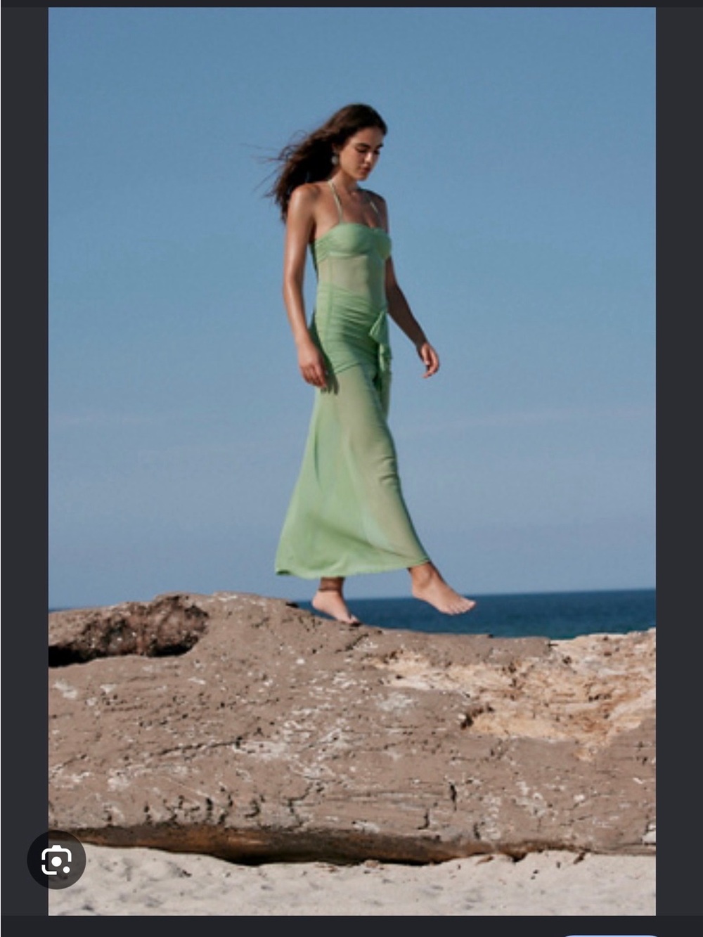 Free People Nightcap Mermaid Mesh Dress, #101876506 size: Med.